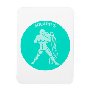 Magnet Flexible Verseau, Signe du zodiaque, Horoscope, Astrologie