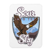 Magnet Flexible Versez dans le logo Sky (Vertical)