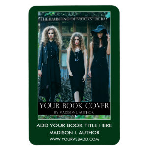 Magnet Flexible Vert de couverture de livre d'auteur d'auteur ou