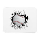 Magnet Flexible Vêtements de baseball - Baseball (Horizontal)