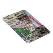 Magnet Flexible Vianden, Scène de rue Luxembourg (Côté Droit)