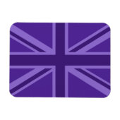 Magnet Flexible Viant Purple Color Union Jack (Horizontal)