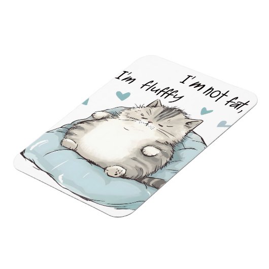 Magnet Flexible Vibes Chubby Chat Chill (Côté Gauche)