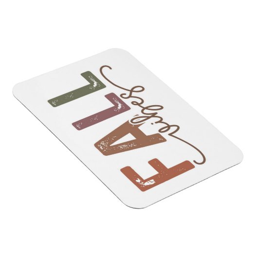 Magnet Flexible Vibes d'automne arc-en-ciel (Côté Droit)