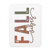 Magnet Flexible Vibes d'automne arc-en-ciel (Vertical)