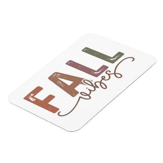 Magnet Flexible Vibes d'automne arc-en-ciel (Côté Gauche)