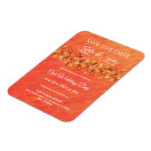 Magnet Flexible Vibes d'automne- Mariage Enregistrer la date- (Côté Gauche)