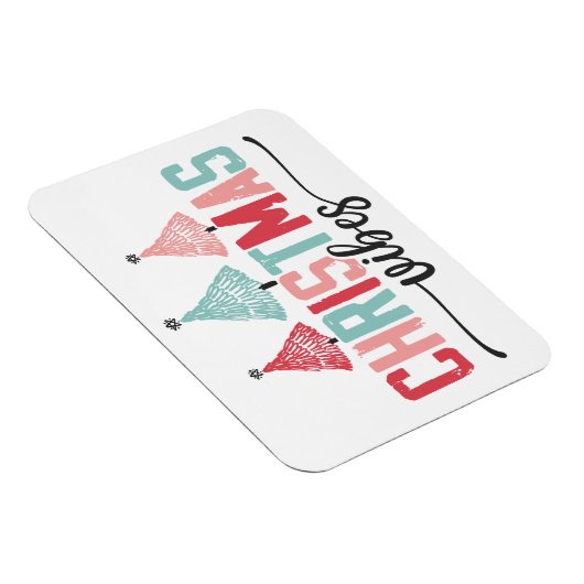 Magnet Flexible Vibes de Noël - Festive Tree Design (Côté Droit)