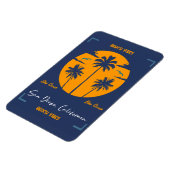Magnet Flexible Vibes de plage de San Diego (Côté Gauche)