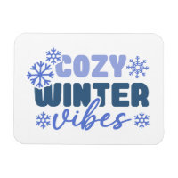Vibes d'hiver confortables - Typographie du flocon