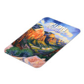 Magnet Flexible Vibrant Zion National Park Angels Landing Van Gogh (Côté Gauche)
