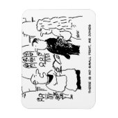 Magnet Flexible Vicaire et marié à la cérémonie de mariage (Vertical)