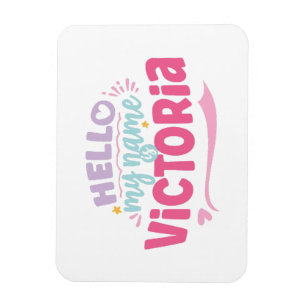 Magnet Flexible Victoria - je m'appelle Victoria