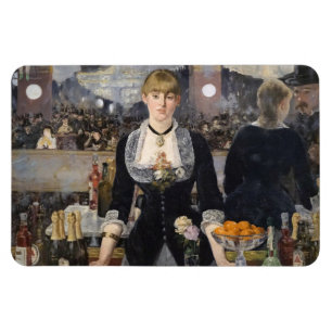 Magnet Flexible Victorian Barmaid Girl at Folies Bergere, France