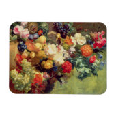 Magnet Flexible Vie morte avec fleurs et fruits (Horizontal)