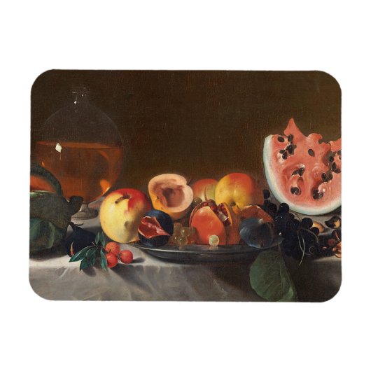 Magnet Flexible Vie morte avec pastèques et carafe (Horizontal)
