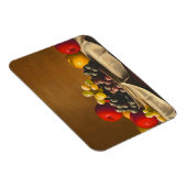 Magnet Flexible Vie morte, pommes, raisins, fruits (Côté Droit)