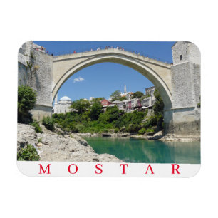Magnet Flexible Vieil aimant de réfrigérateur de pont de Mostar