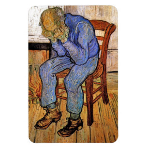 Magnet Flexible Vieil homme dans la peine par Vincent van Gogh