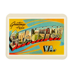 Magnet Flexible Vieille carte postale de Vintage voyage de