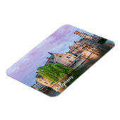 Magnet Flexible Vieille ville de Bruges et tour du Beffroi (Côté Gauche)