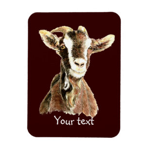 Magnet Flexible Vielle chèvre mignonne, Humour animal de ferme