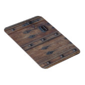 Magnet Flexible Vielle porte espagnole en bois avec boulons (Côté Droit)