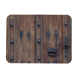 Magnet Flexible Vielle porte espagnole en bois avec boulons