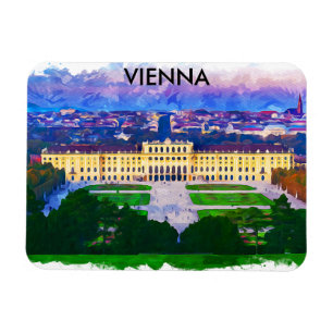 Magnet Flexible Vienne Autriche Vue sur la ville historique