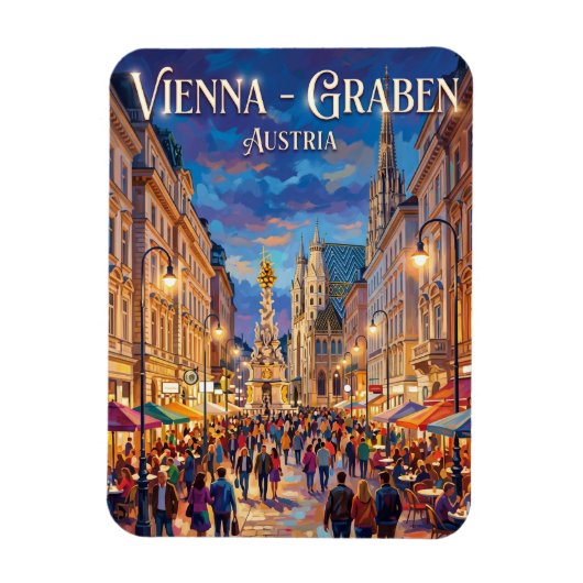 Magnet Flexible Vienne - Graben Autriche (Vertical)