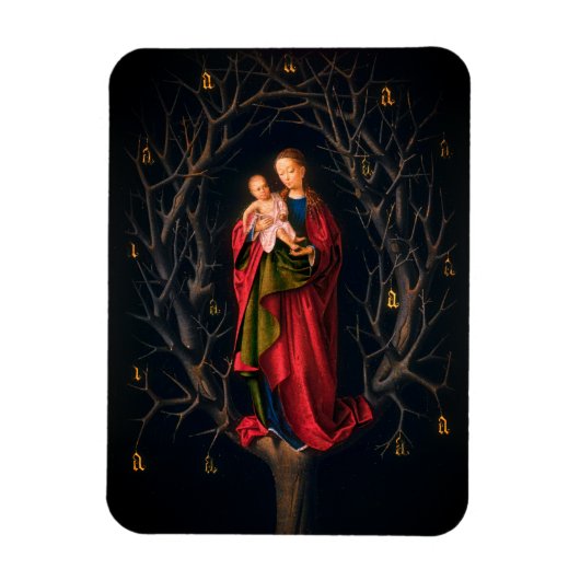Magnet Flexible Vierge de l'arbre sec (Petrus Christus, 1462-5) (Vertical)