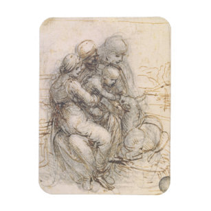 Magnet Flexible Vierge et enfant avec Sainte-Anne, c.1501-10 (styl