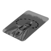 Magnet Flexible Vierge Marie, Coeur immaculé de Marie (Côté Gauche)