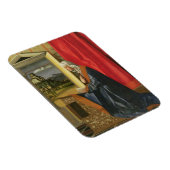 Magnet Flexible Vierge Marie, du diptyque Annonciation (huile sur (Côté Droit)