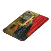 Magnet Flexible Vierge Marie, du diptyque Annonciation (huile sur (Côté Gauche)