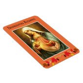 Magnet Flexible Vierge Marie Thanksgiving Bénédictions Feuilles d' (Côté Droit)