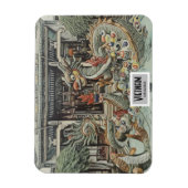 Magnet Flexible Vietnam Dragon Temple, Date personnalisable (Vertical)