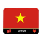 Magnet Flexible Vietnam Drapeau & Voyage de pays vietnamien / Viet (Horizontal)