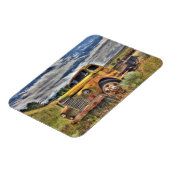 Magnet Flexible Vieux camion abandonné dans le champ (Côté Gauche)