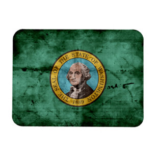 Magnet Flexible Vieux drapeau de l'état de Washington