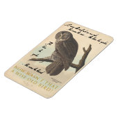 Magnet Flexible Vieux hibou (Côté Gauche)
