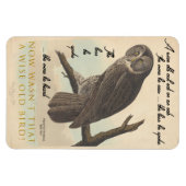 Magnet Flexible Vieux hibou (Horizontal)