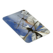 Magnet Flexible Vieux moulins à vent Olympos Karpathos, Grèce (Côté Droit)