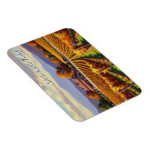 Magnet Flexible Vignoble en Virginie Shenandoah Valley Carte posta (Côté Droit)