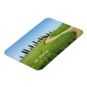 Magnet Flexible Villa ferme avec cyprès en Toscane (Côté Gauche)