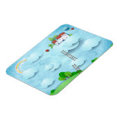 Magnet Flexible Village au-dessus des nuages (Côté Gauche)