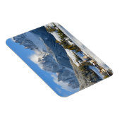 Magnet Flexible Village des Dolomites en hiver aimant rectangulair (Côté Droit)