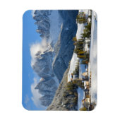 Magnet Flexible Village des Dolomites en hiver aimant rectangulair (Vertical)