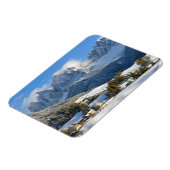 Magnet Flexible Village des Dolomites en hiver aimant rectangulair (Côté Gauche)