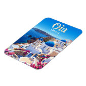 Magnet Flexible Village d'Oia Grèce (Côté Gauche)